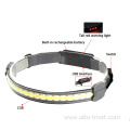 Headband With COB LED Strip